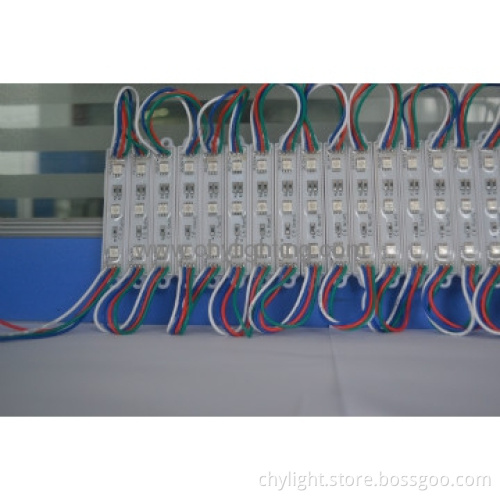 SMD5050  module 12v white color Waterproof  3Leds 0.72w LED Module
